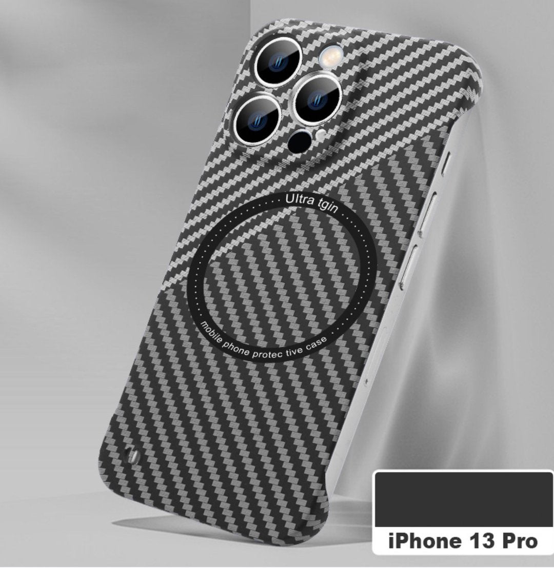 New Carbon Fiber Magnetic Drop Case For iPhone