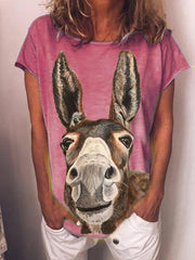 Printed Short Sleeve Casual Shirts & Tops