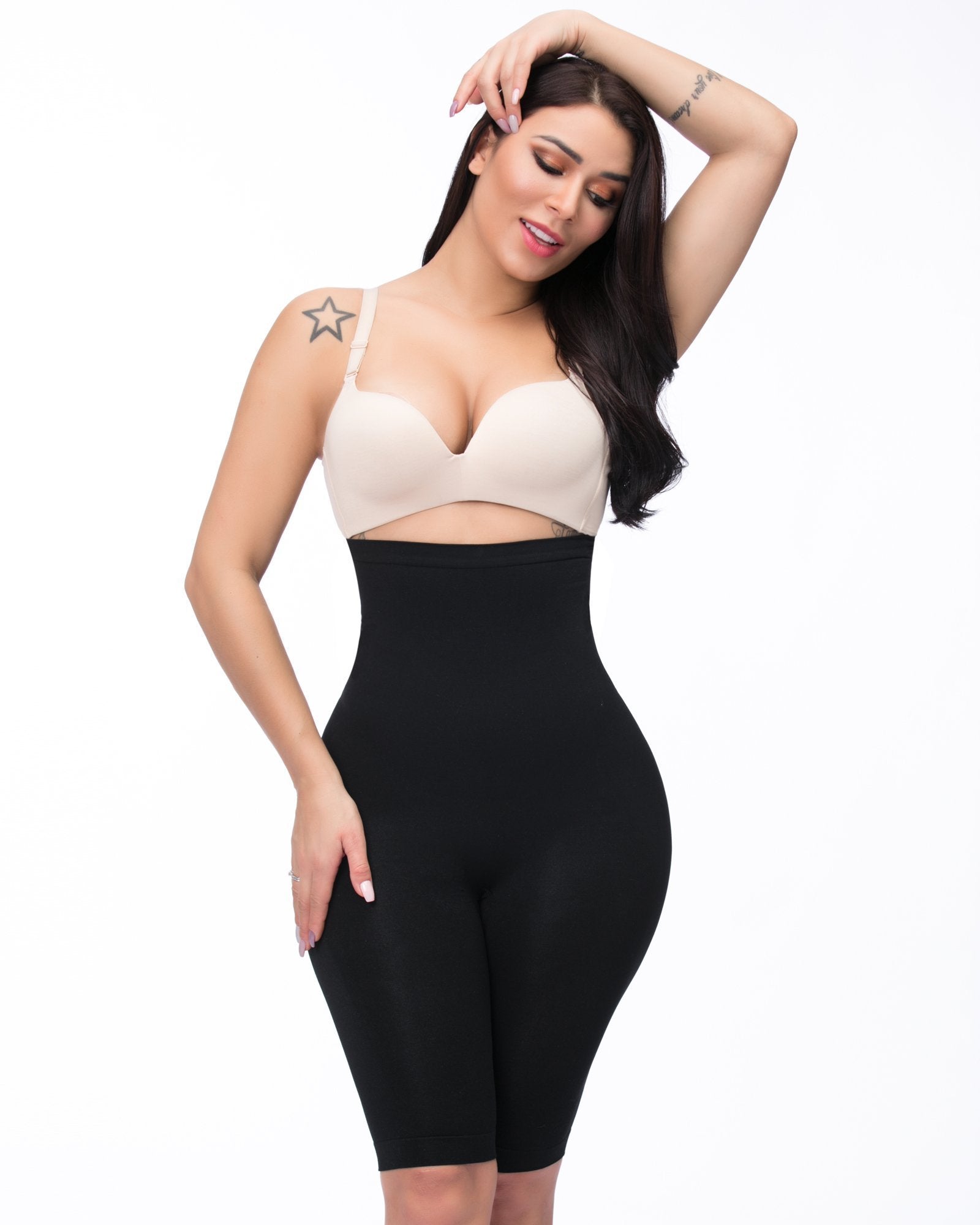 Women High-Waist Thigh Slimmer Shorts  Body Shaper