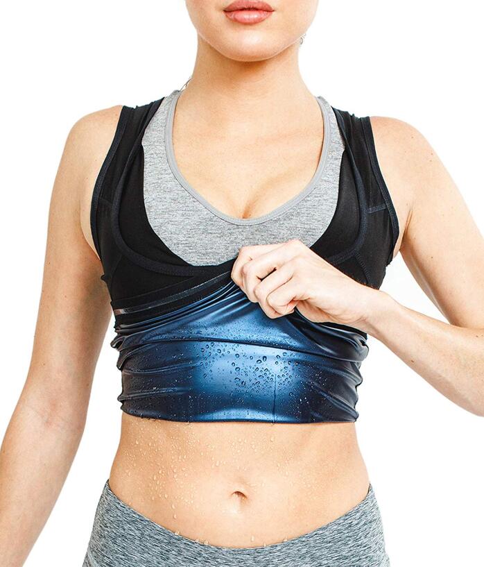 Women Sweat Vest Belt Body Shapewear Thermo Tank Tops Suit