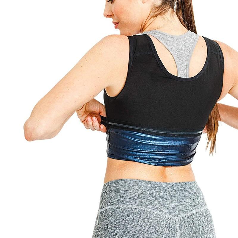 Women Sweat Vest Belt Body Shapewear Thermo Tank Tops Suit