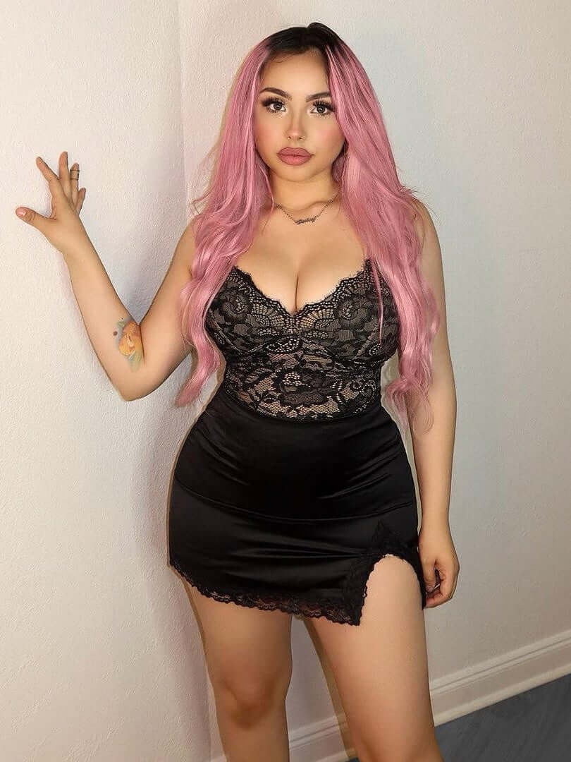 TrendyCommune®-Signature Lace Shapewear Bodysuit