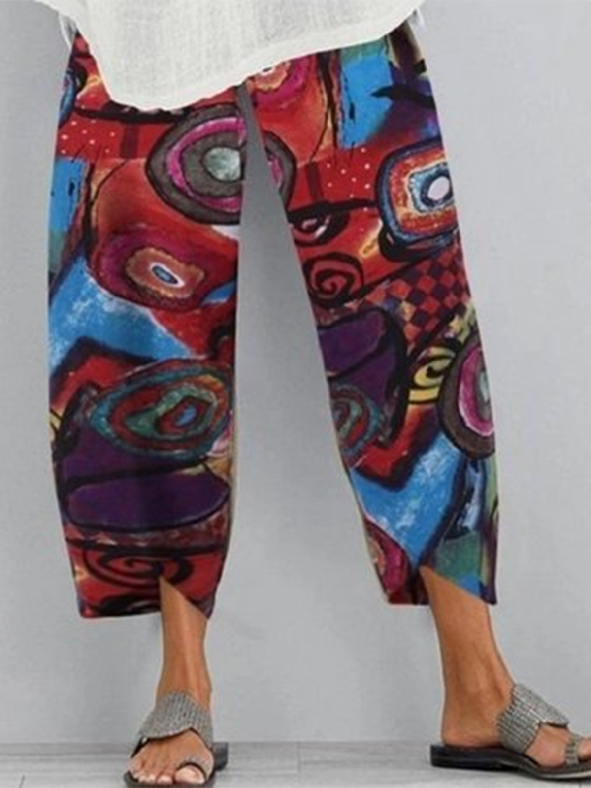 Printed  Holiday Pants