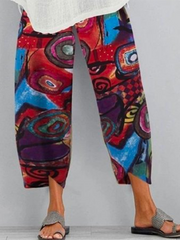 Printed  Holiday Pants