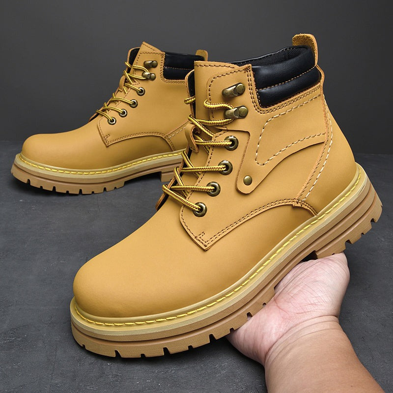 Men's Wear-resistant Lace-Up Boots