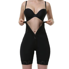 Abdominal Belt And Buttocks Pants Lace Trim Pants