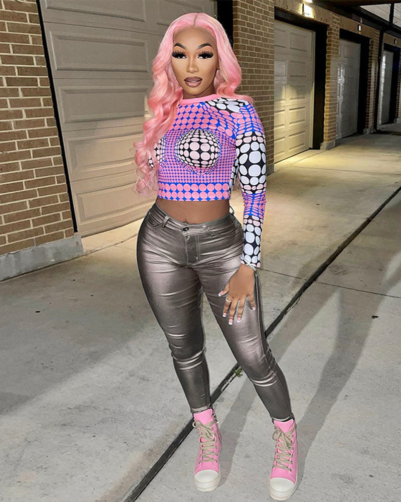 Brilliant Metallic Jeans