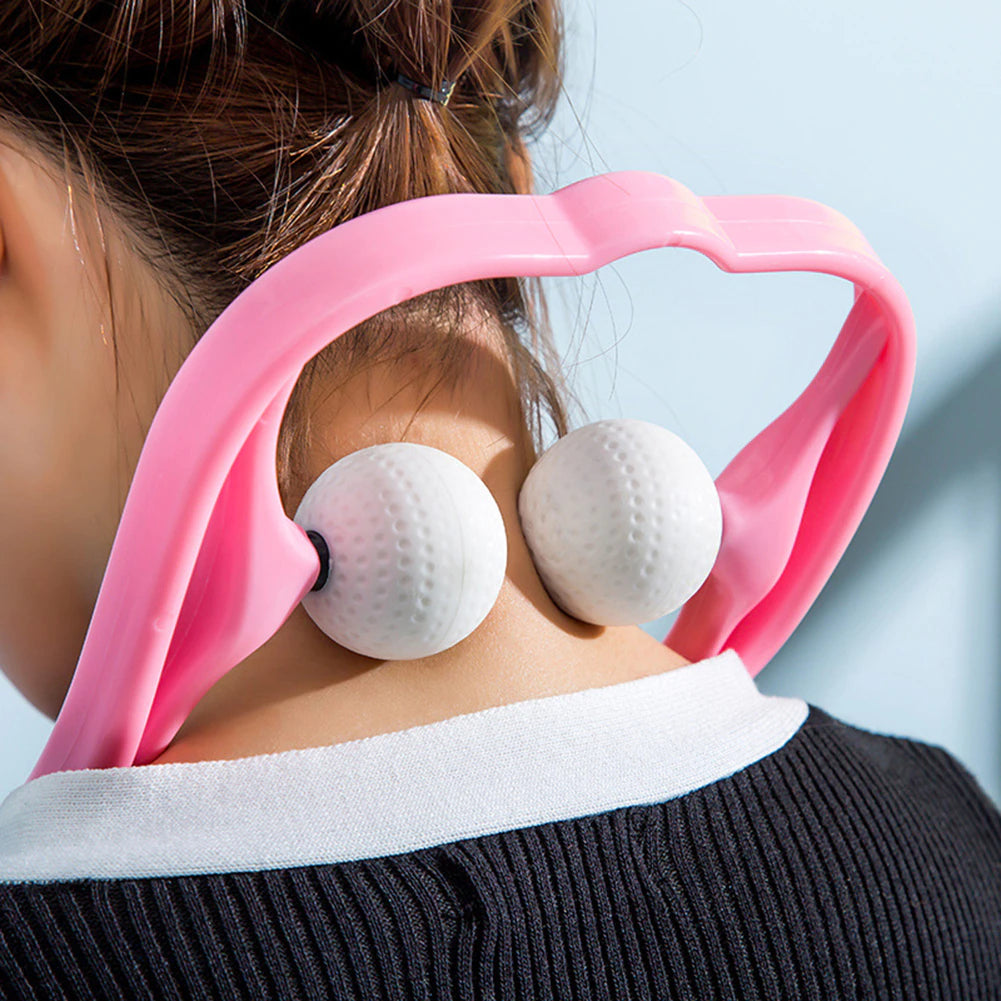 Neck Massager Ergonomic Handle Design