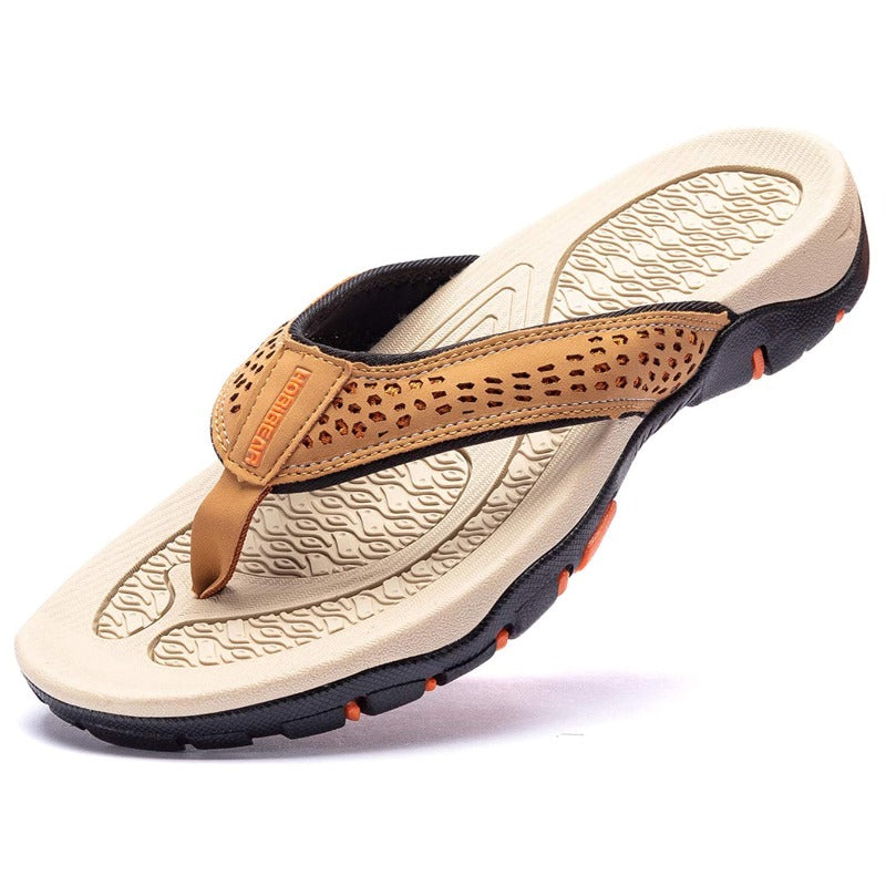 Mens Sport Flip Flops Comfort Arch Support Sandals