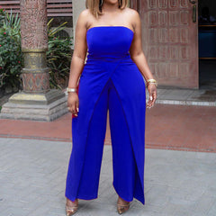 Sleeveless Wrapped Chest Slit Leisure Cross