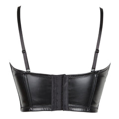 Female Faux Leather Roman Kont Corset Shapewear
