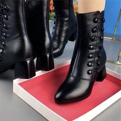 New Fashion Versatile Black Boots