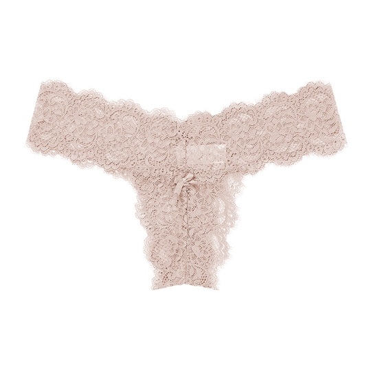 Female Bow-Knot Princess Lace Underwear