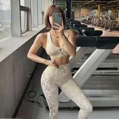 Snakeskin pattern Fitness Tight Elasticity Legging