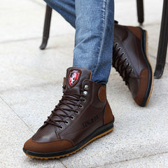 High Top Men Casual Flat Shoes