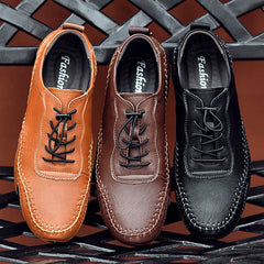 Men's Leather Classic Flat Shoes