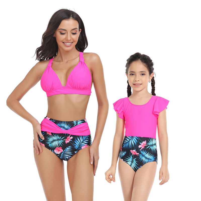 New Parent-Child Printed Swimwear