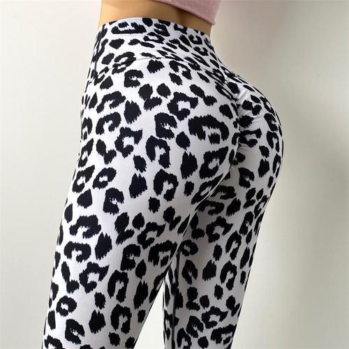 Outdoor Leisure Leopard Print Fitness Yoga Leggings