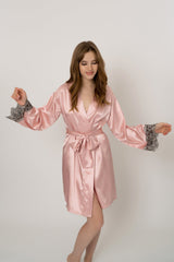 Yalina Robe-Pink