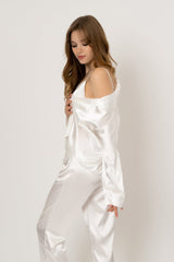 Levar 3Pc Pajama Set-White