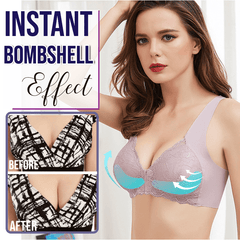 Bombshell Front Buckle Wireless Bra