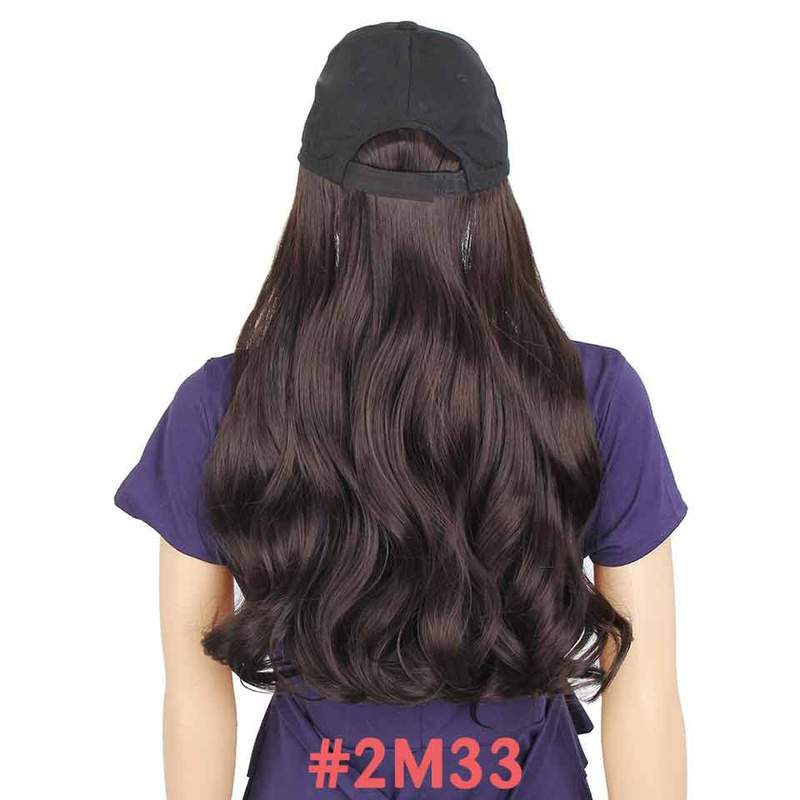 Natural Wave Hair Black Hat Attached - Hassel Free