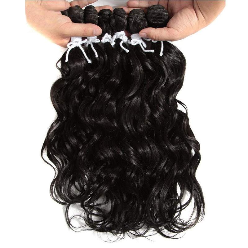 Deep Wave Bundles Hair Weave Bundles 6 Pieces