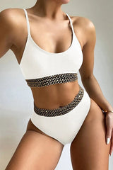 Solid Chains Bikini Set