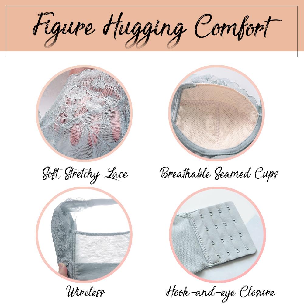 Full Coverage Plus Size Lace Bra