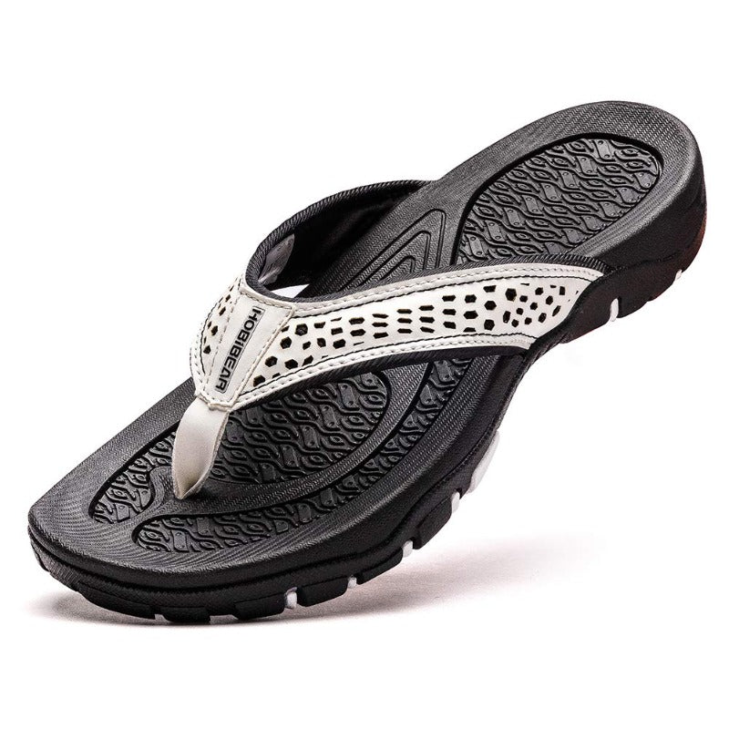 Mens Sport Flip Flops Comfort Arch Support Sandals