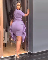 Ruched Midi Dress