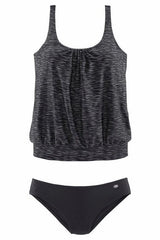 IN OVERSIZED MODEL TANKINI SET