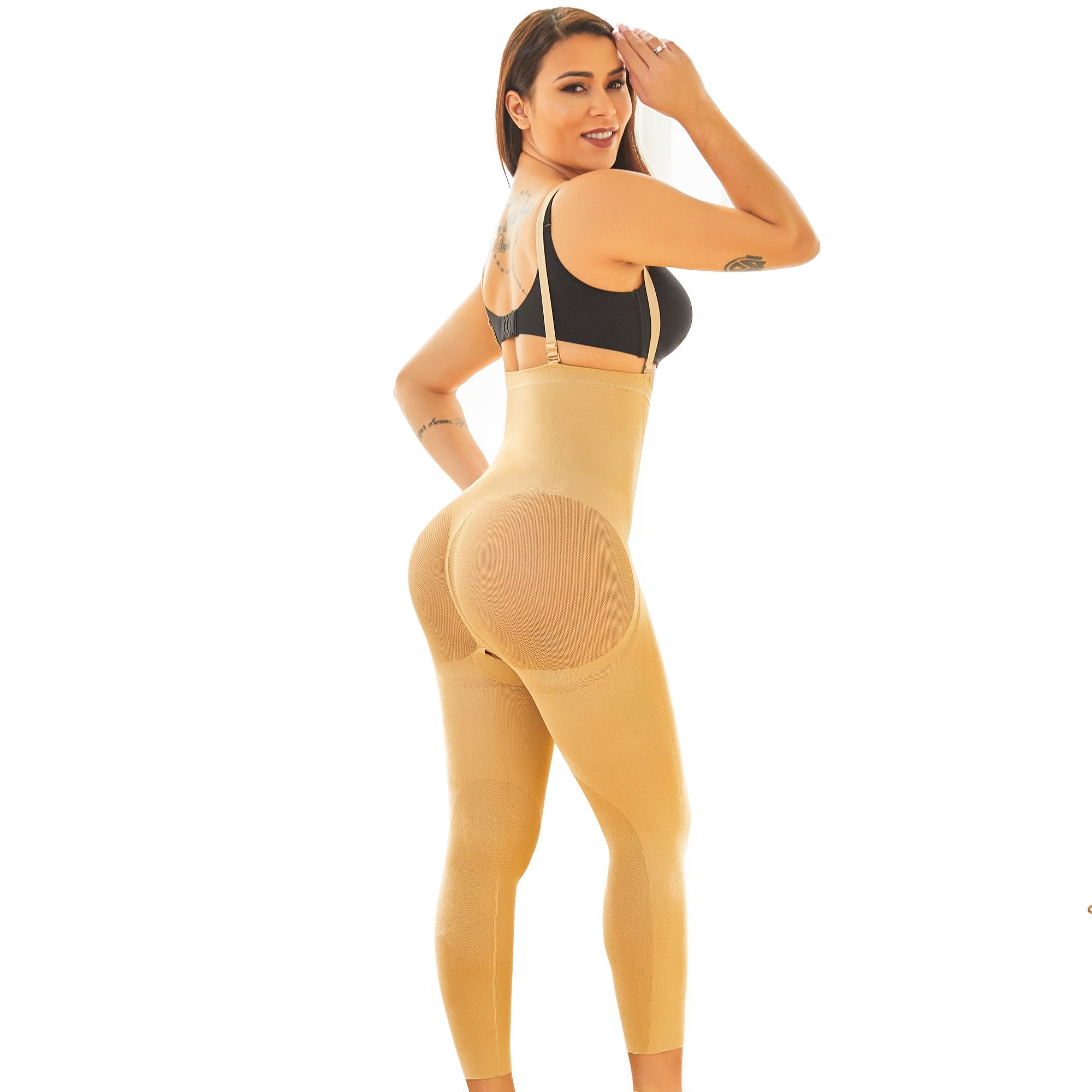 Women Open Bust High Waist Thigh Shapewear