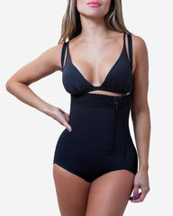 Women Post Liposuction Girdle Clip and Zip Bodysuit