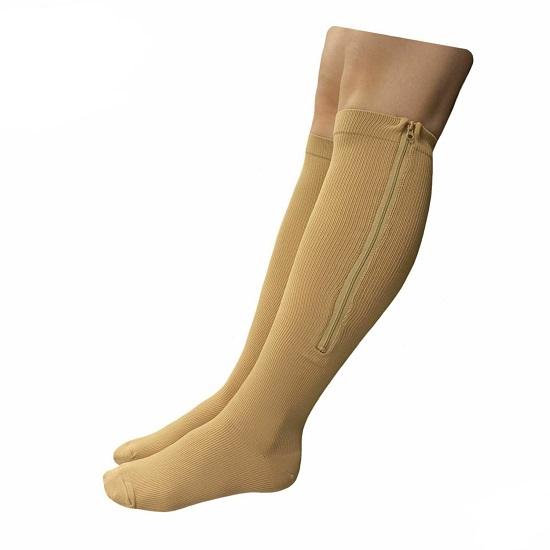TC- ZipUp Calf Trim Compression Socks (2 pairs)