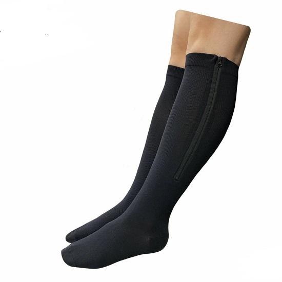 TC- ZipUp Calf Trim Compression Socks (2 pairs)