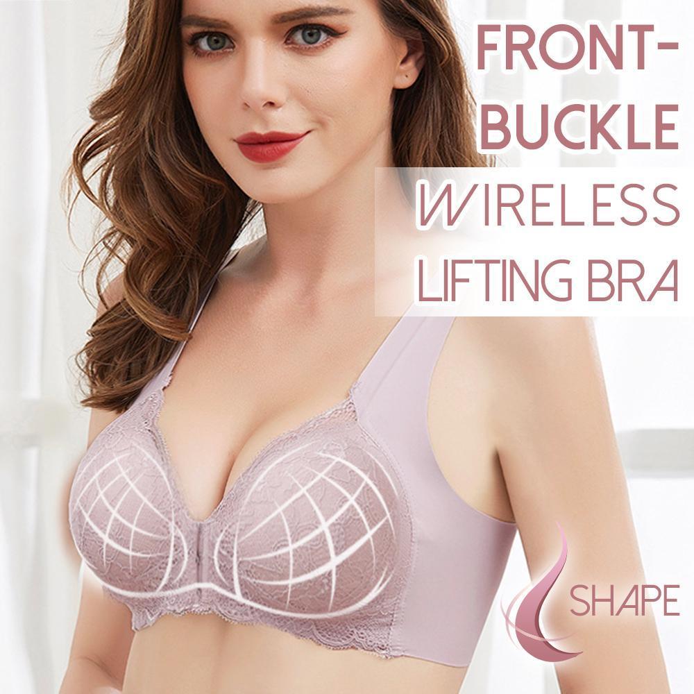 5D Front-Buckle Wireless Lifting Bra