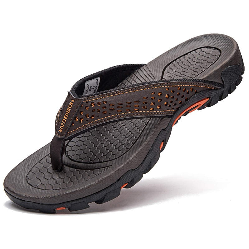 Mens Sport Flip Flops Comfort Arch Support Sandals