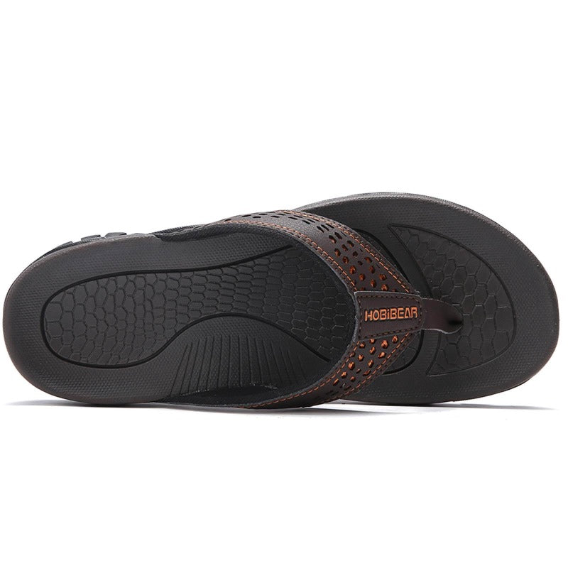 Mens Sport Flip Flops Comfort Arch Support Sandals