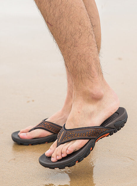 Mens Sport Flip Flops Comfort Arch Support Sandals