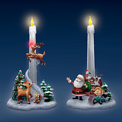 🕯️Rudolph "Santa's Guiding Light" Flameless Candle Set🎄