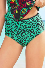 ROUND NECK CUTE TANKINI SET
