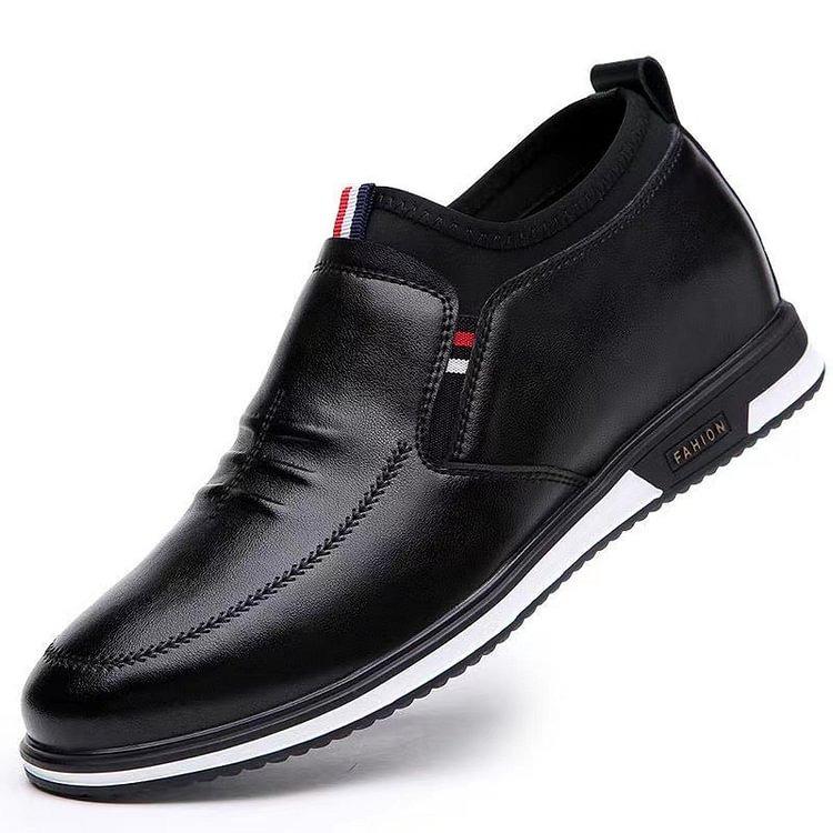 🔥Clearance Sale Alert:  Men Casual Fashion Leather Shoes - Black, White / US Men Size 10.5-11