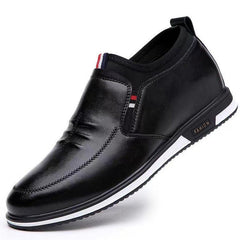 🔥Clearance Sale Alert:  Men Casual Fashion Leather Shoes - Black, White / US Men Size 10.5-11