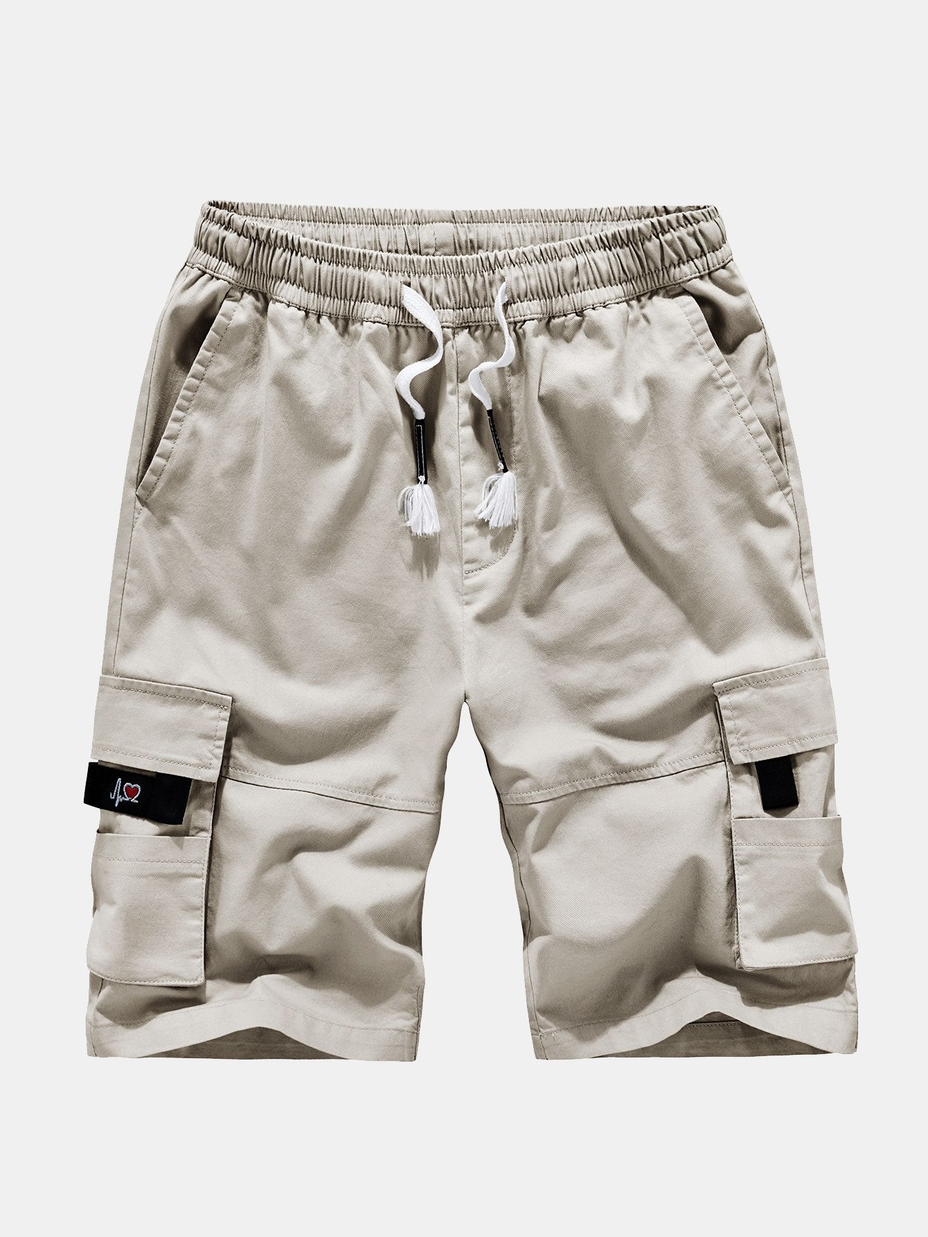 Drawstring Chino Cargo Shorts