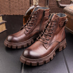 Handmade Zipper Martin Boots