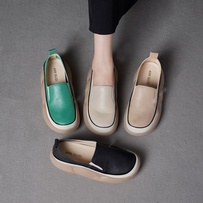 🔥Clearance Sale Alert:  Women Thick Sole Shoes - Apricot, Green, White / US Size: 4.5-8