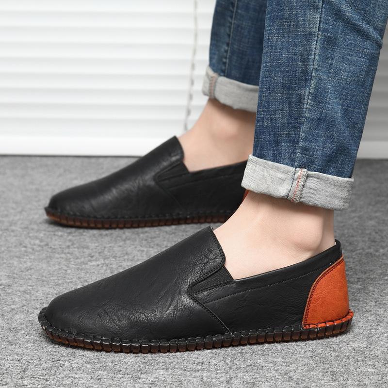 Genuine Leather Men'S Soft Sole Casual Shoes