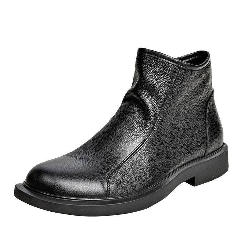 Slip-On Men'S Leather Boots