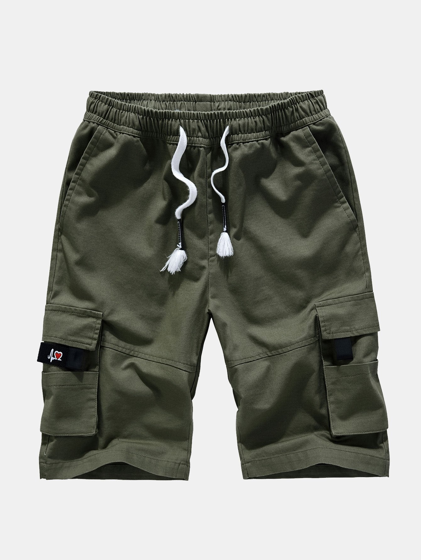 Drawstring Chino Cargo Shorts